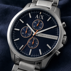 Armani Exchange AX2122 men's watch – dial macro view
