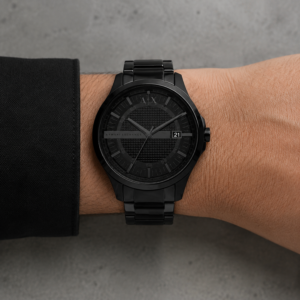 Armani Exchange AX2132 men's watch on wrist – featured view