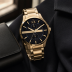 Armani Exchange AX2135 gold-tone watch lifestyle view