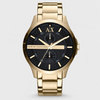 Armani Exchange AX2135 gold-tone watch front packshot