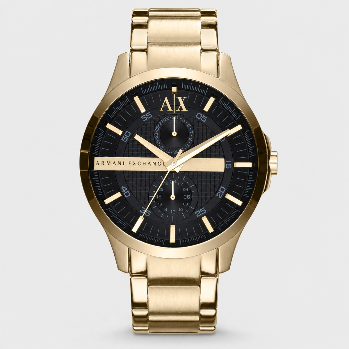 Armani Exchange AX2135 gold-tone watch front packshot