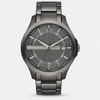 Armani Exchange AX2150 gunmetal watch front packshot