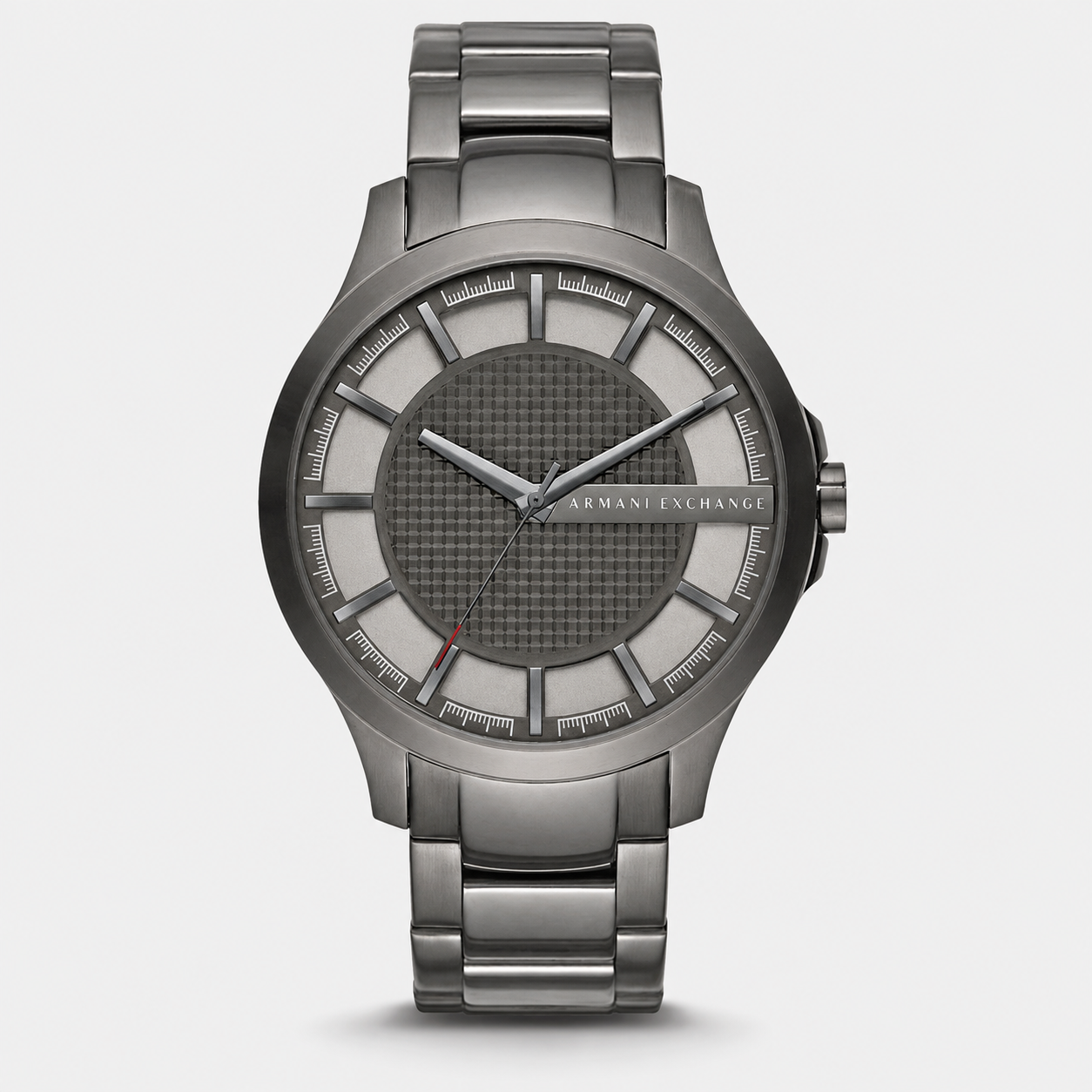 Armani Exchange AX2178 gunmetal watch front packshot