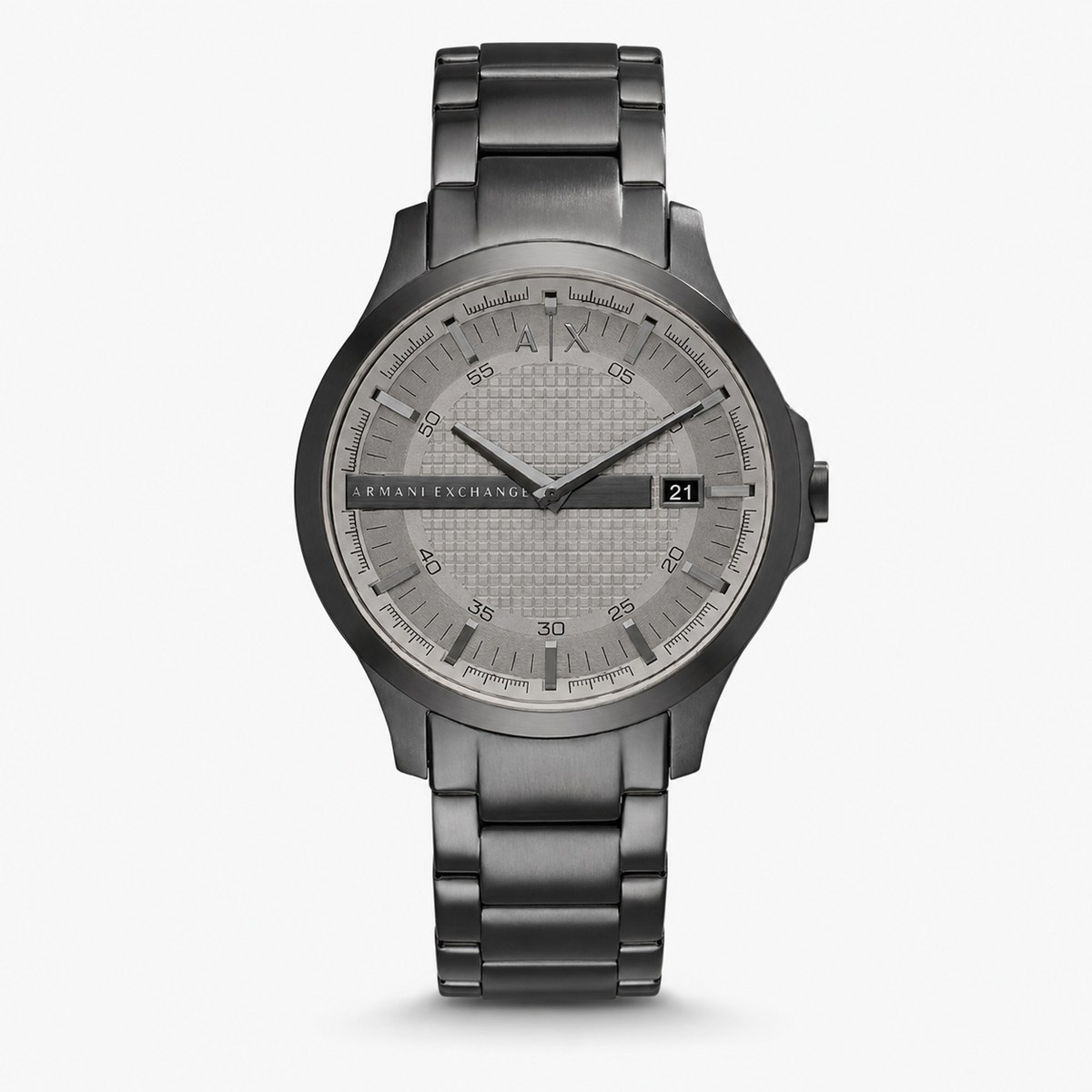 Armani Exchange AX2194 men's gunmetal watch front packshot
