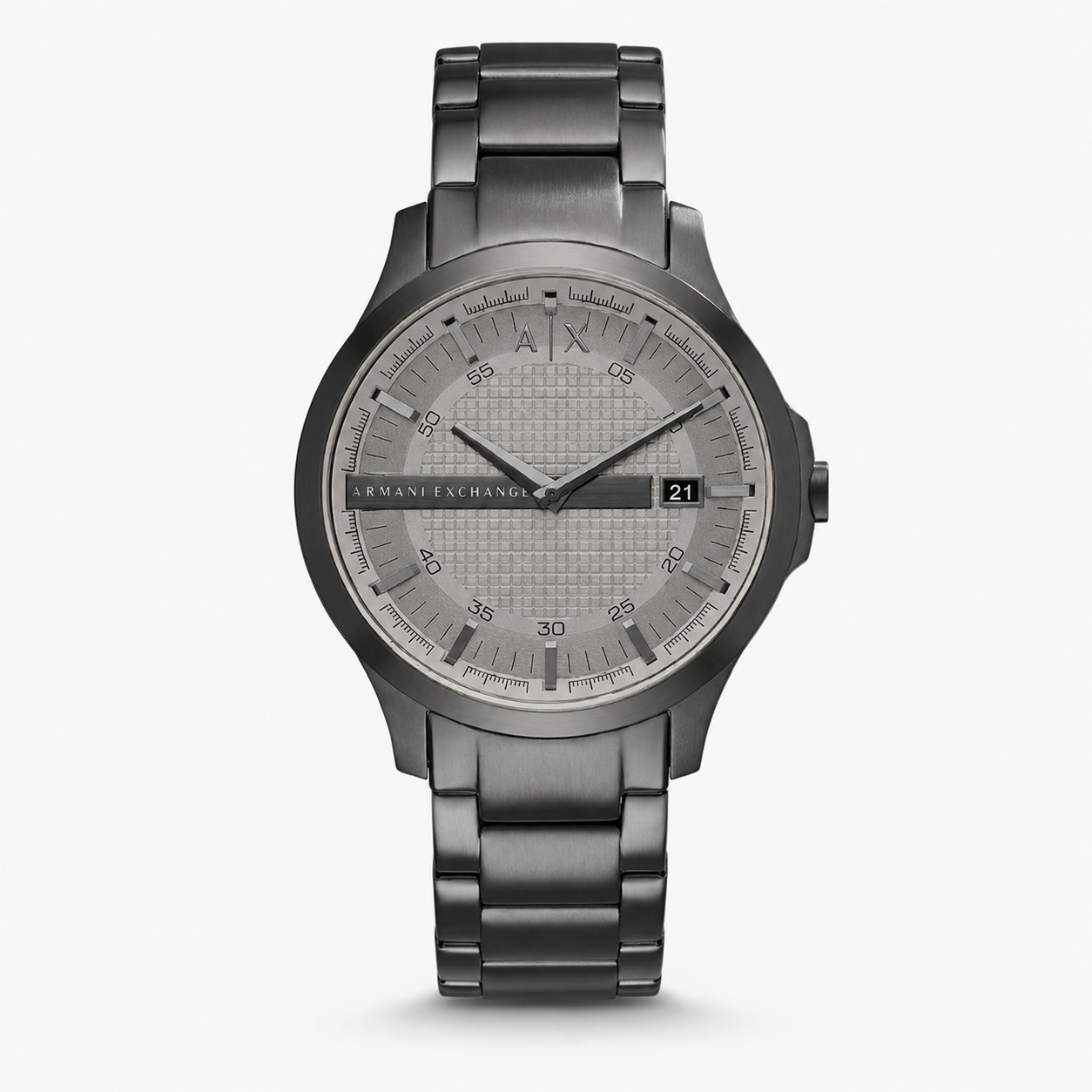 Armani Exchange AX2194 men's gunmetal watch front packshot