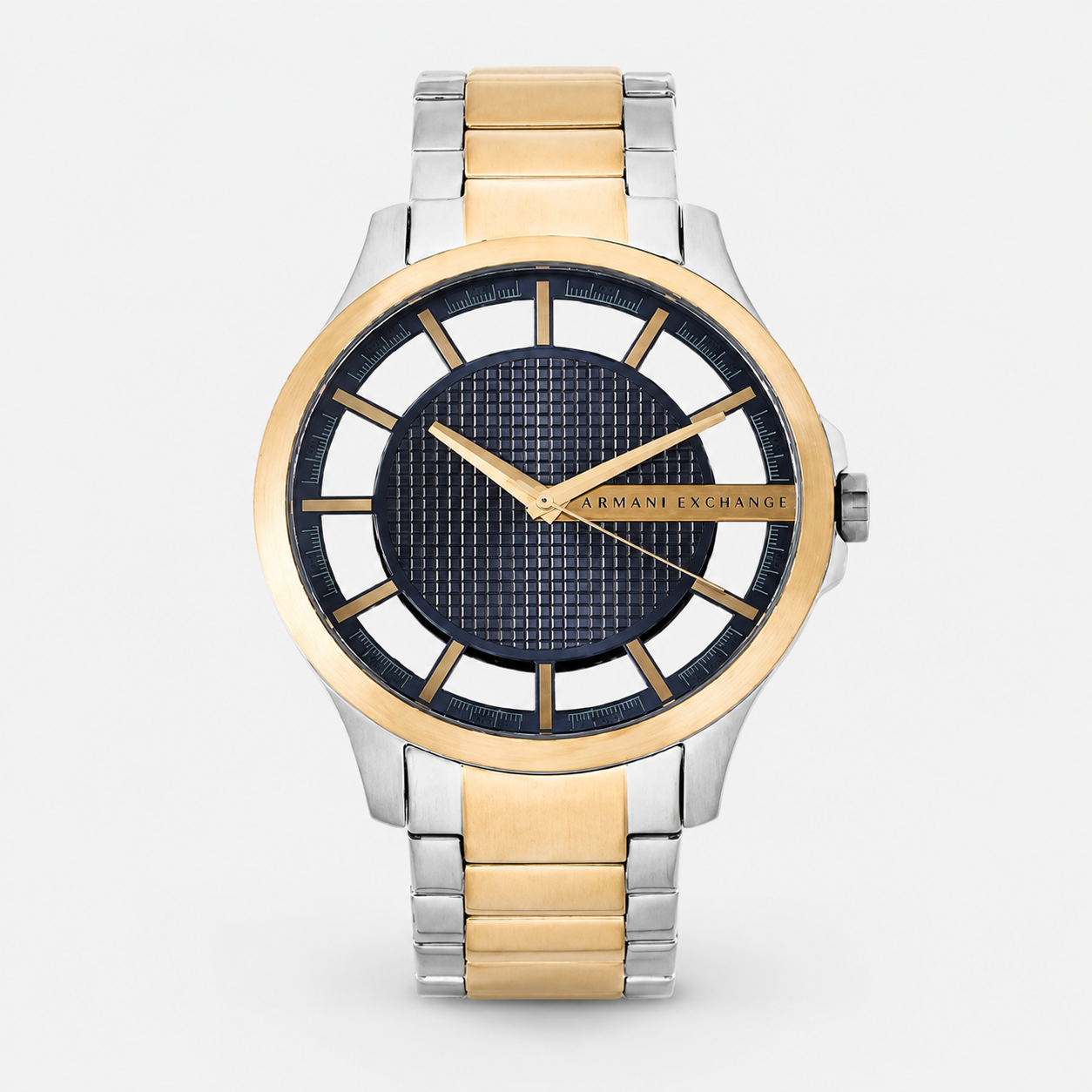 Armani Exchange AX2403 men's two-tone watch front packshot