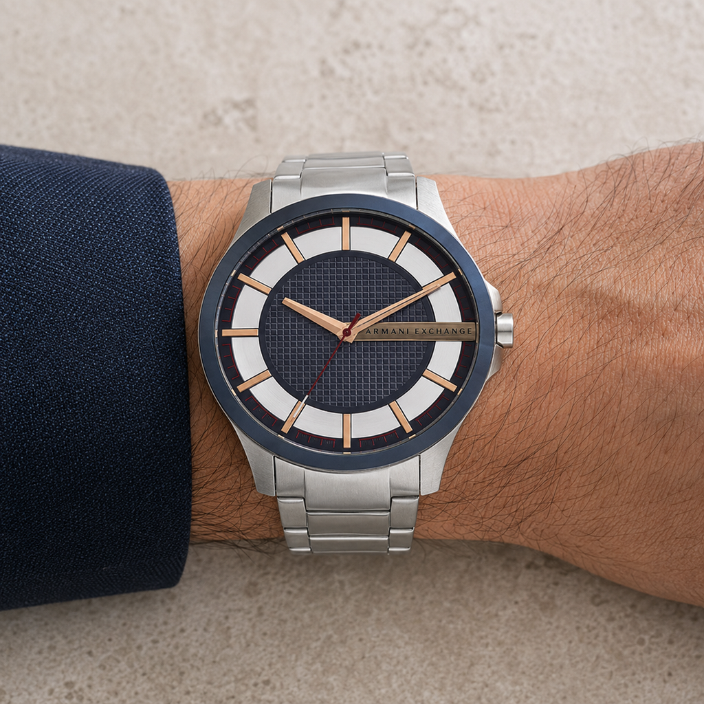 Armani Exchange AX2405 men's watch on wrist