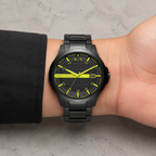 Armani Exchange AX2407 men's watch on inner wrist