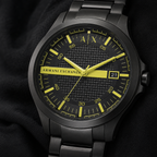 Armani Exchange AX2407 dial macro detail