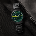Armani Exchange AX2450 men's black and green watch lifestyle view