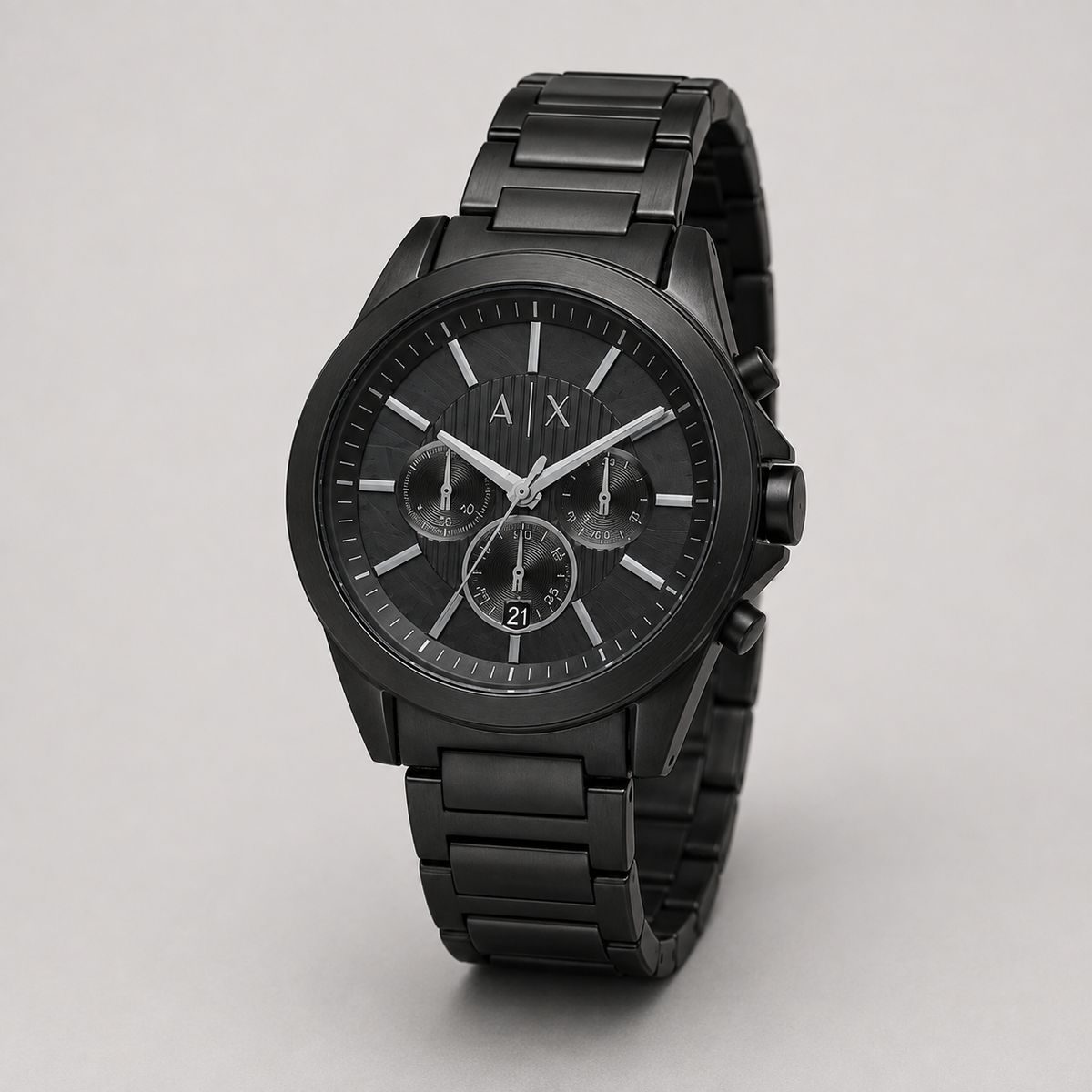 Armani Exchange AX2601 men's black chronograph product view