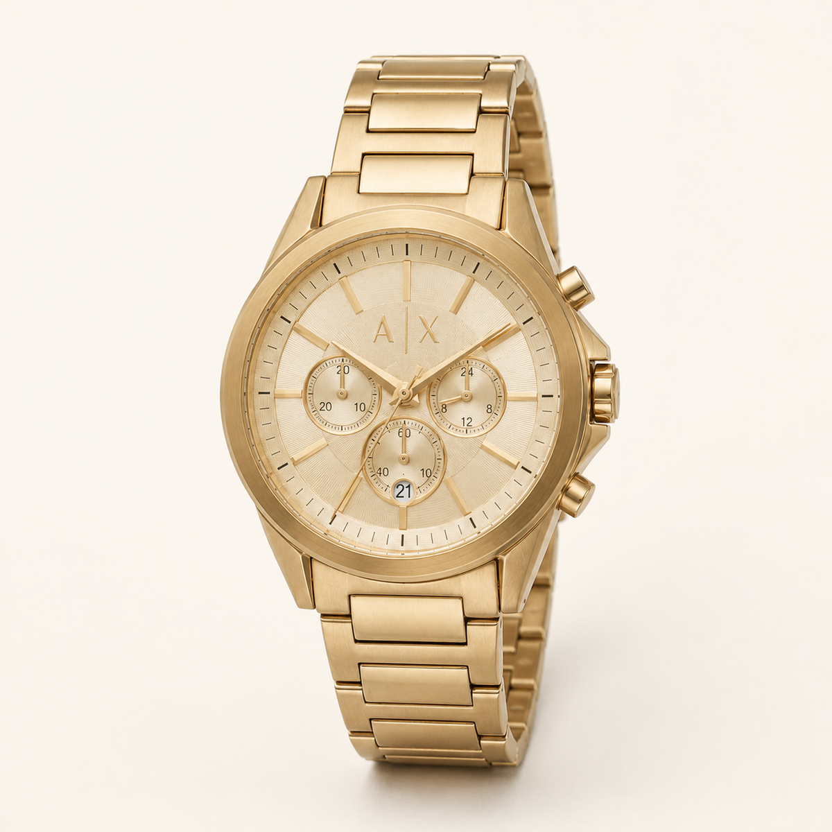 Armani Exchange AX2602 men's gold chronograph product view