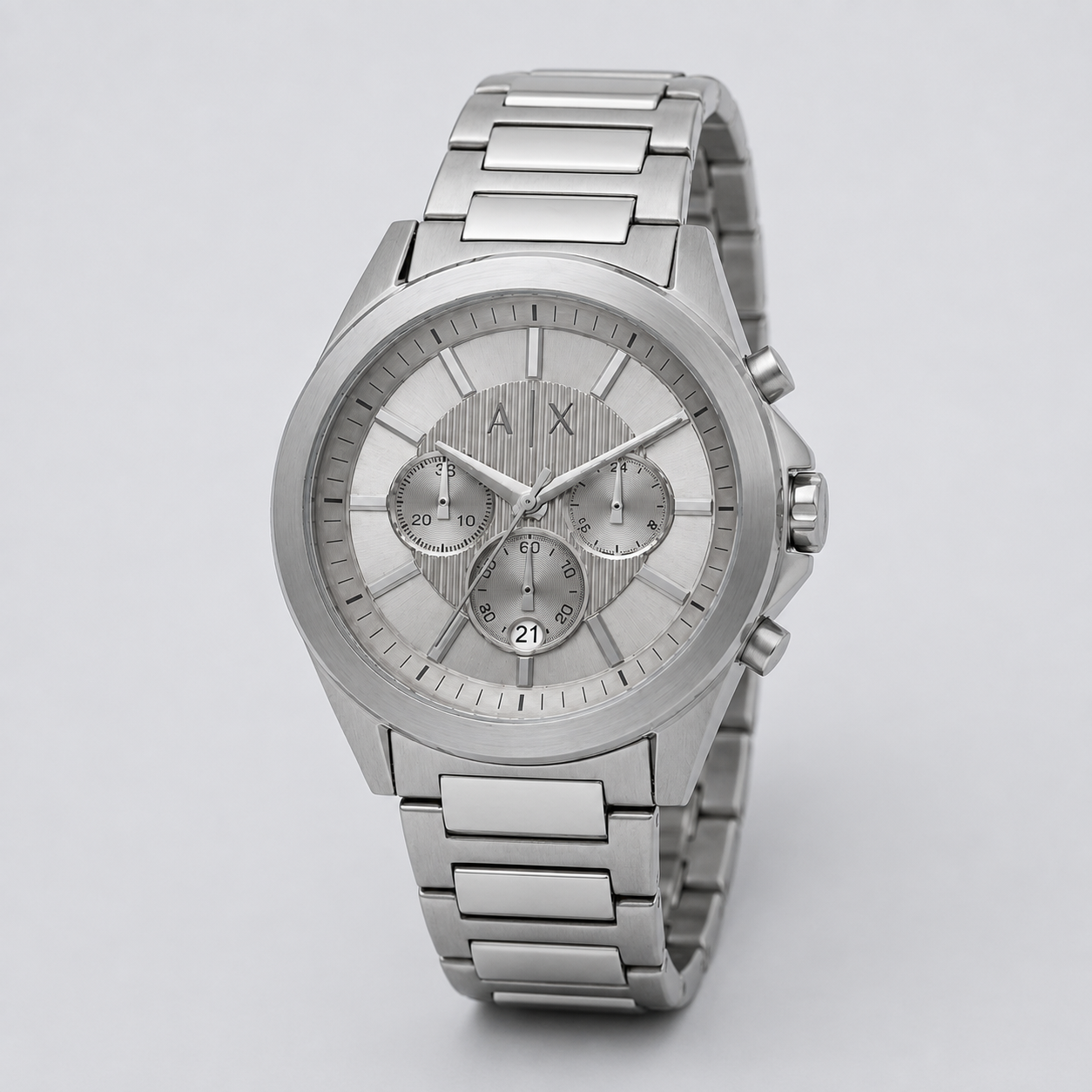Armani Exchange AX2603 men's silver chronograph product view