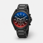 Armani Exchange AX2615 men's black blue red chronograph product view