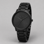 Armani Exchange AX2701 men's all black minimalist product view