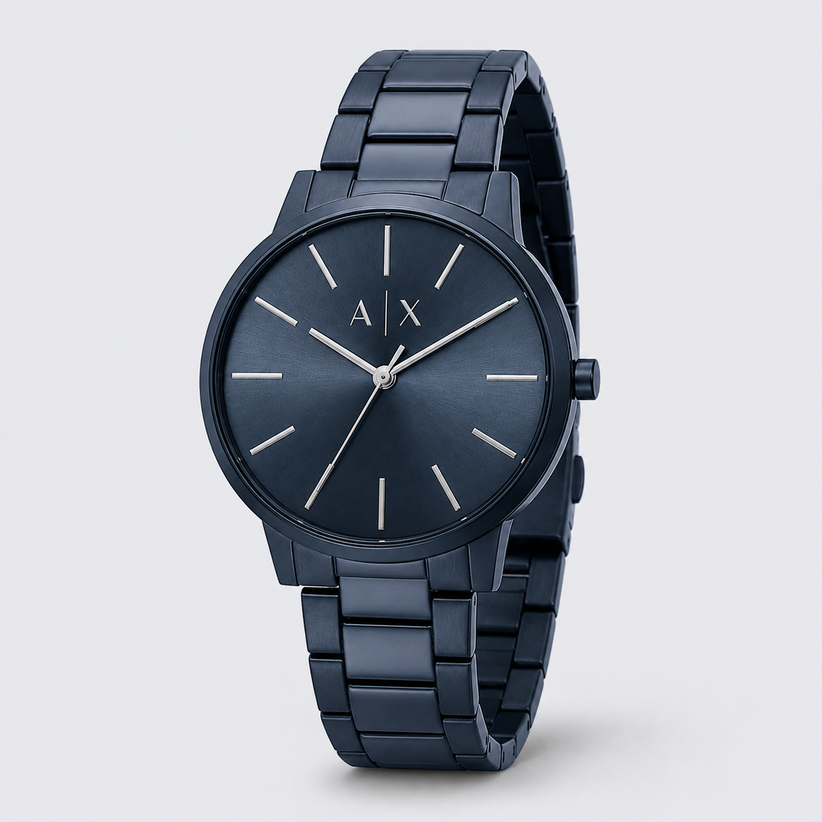Armani Exchange AX2702 navy watch packshot