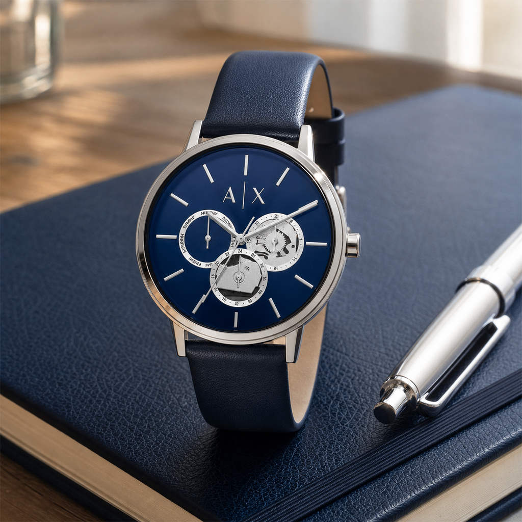 Armani Exchange AX5537 women's watch desk view