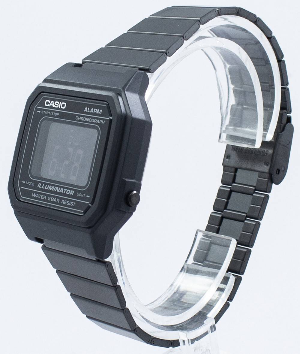 Casio Illuminator Chronograph Alarm Digital B650WB-1B Quartz Unisex Watch
