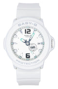 Casio Baby-G Plus Analog Resin White Dial Quartz BGA-15K-7A 100M Women's Watch With Convertible Holder