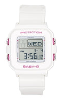 Casio Baby-G Plus Digital Resin Strap Quartz BGD-10KH-7 100M Women's Watch With Silicone Holder