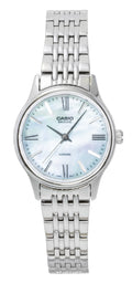 Casio Beside Analog Stainless Steel Mother of Pearl Dial Quartz BLS-100DS-2AV Women's Watch