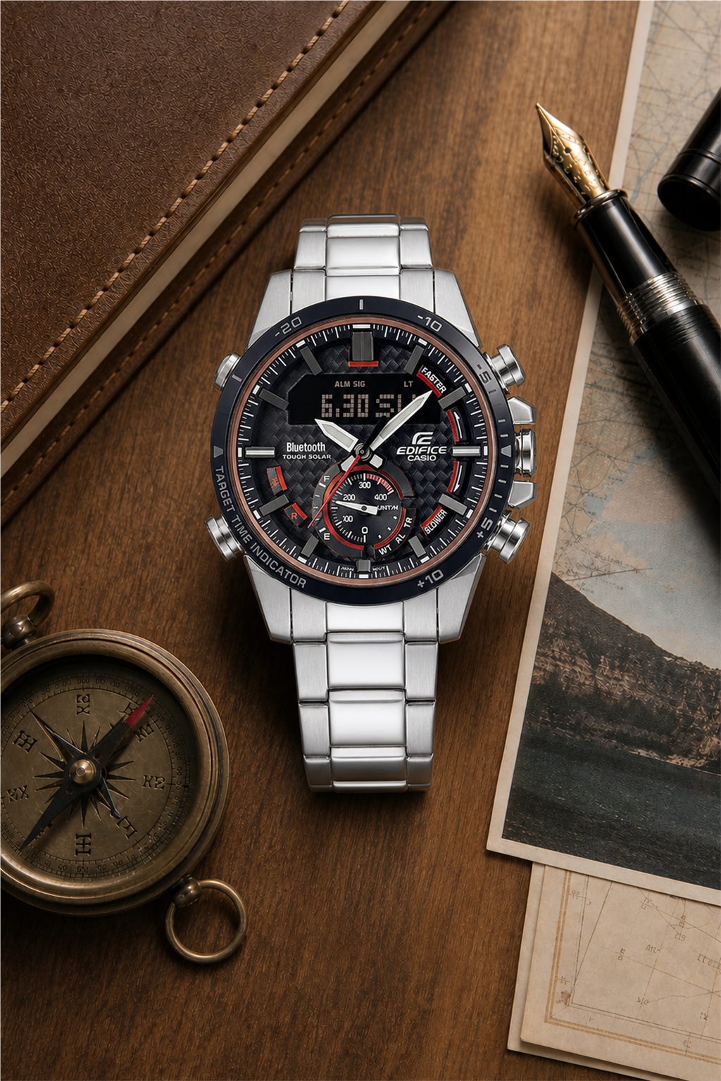 Casio Edifice ECB-800 Solar Smartphone Link ECB-800DB-1A Watch