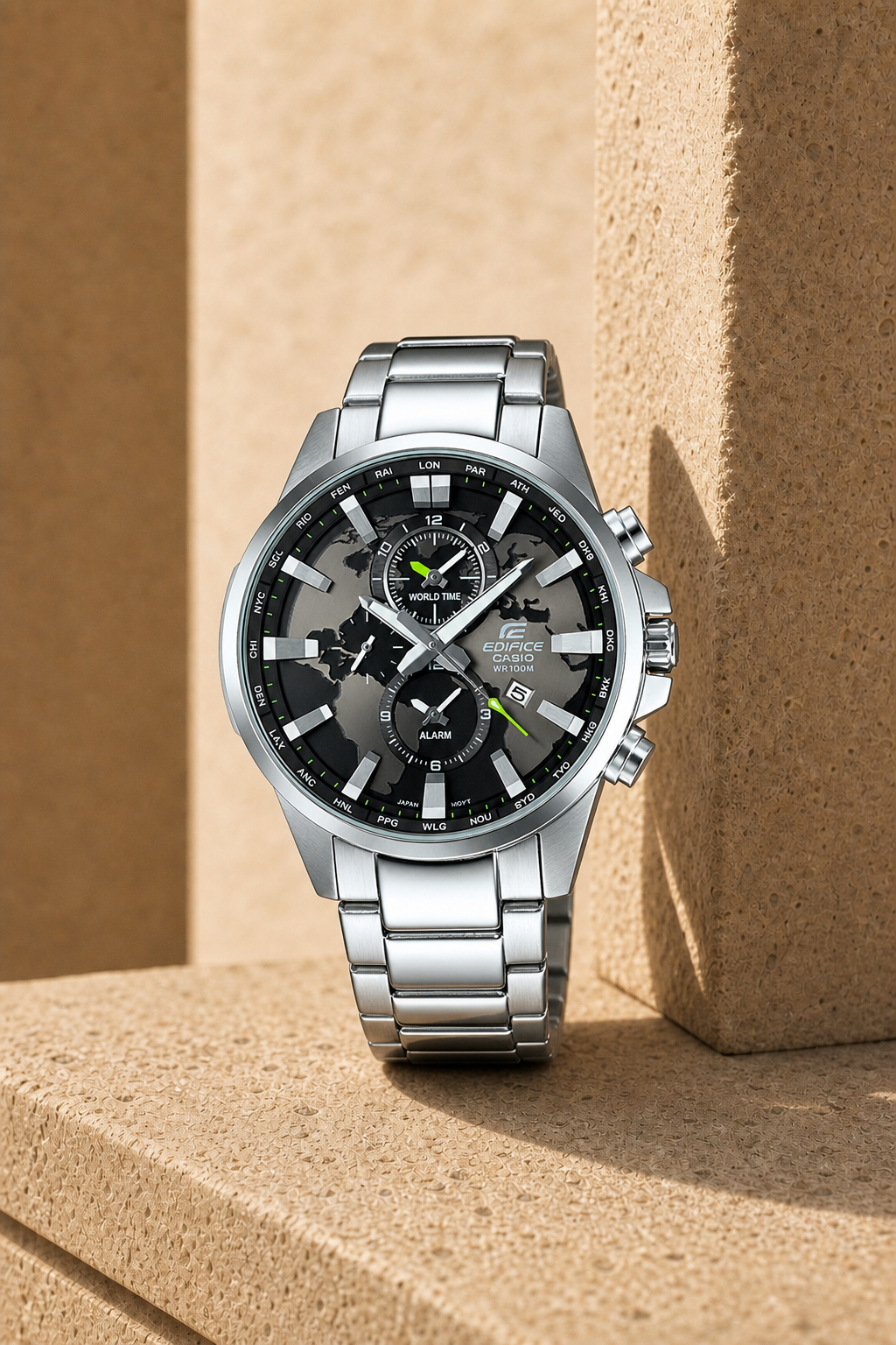 Casio Edifice EFR-303 World Time EFR-303D-1A Watch