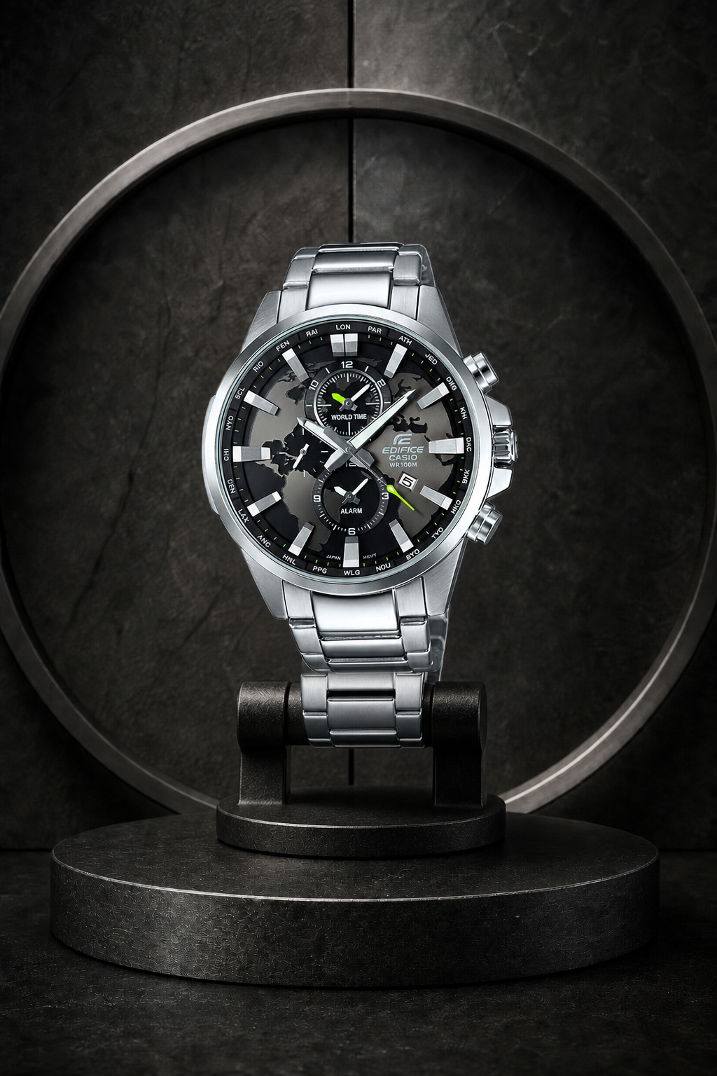 Casio Edifice EFR-303 World Time EFR-303D-1A Watch