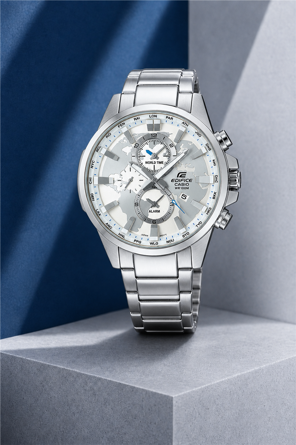 Casio Edifice EFR-303 World Time EFR-303D-7A Watch