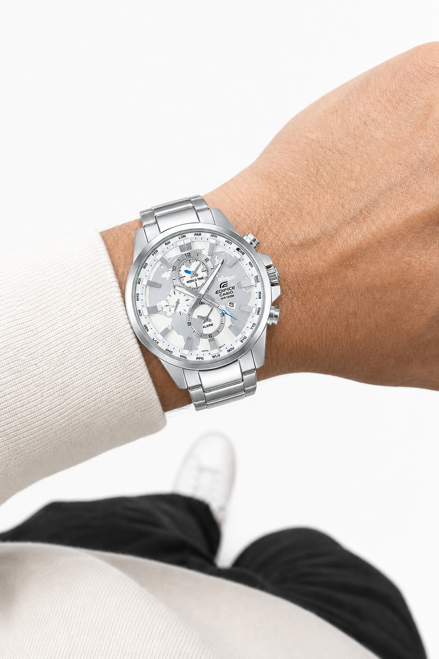 Casio Edifice EFR-303 World Time EFR-303D-7A Watch