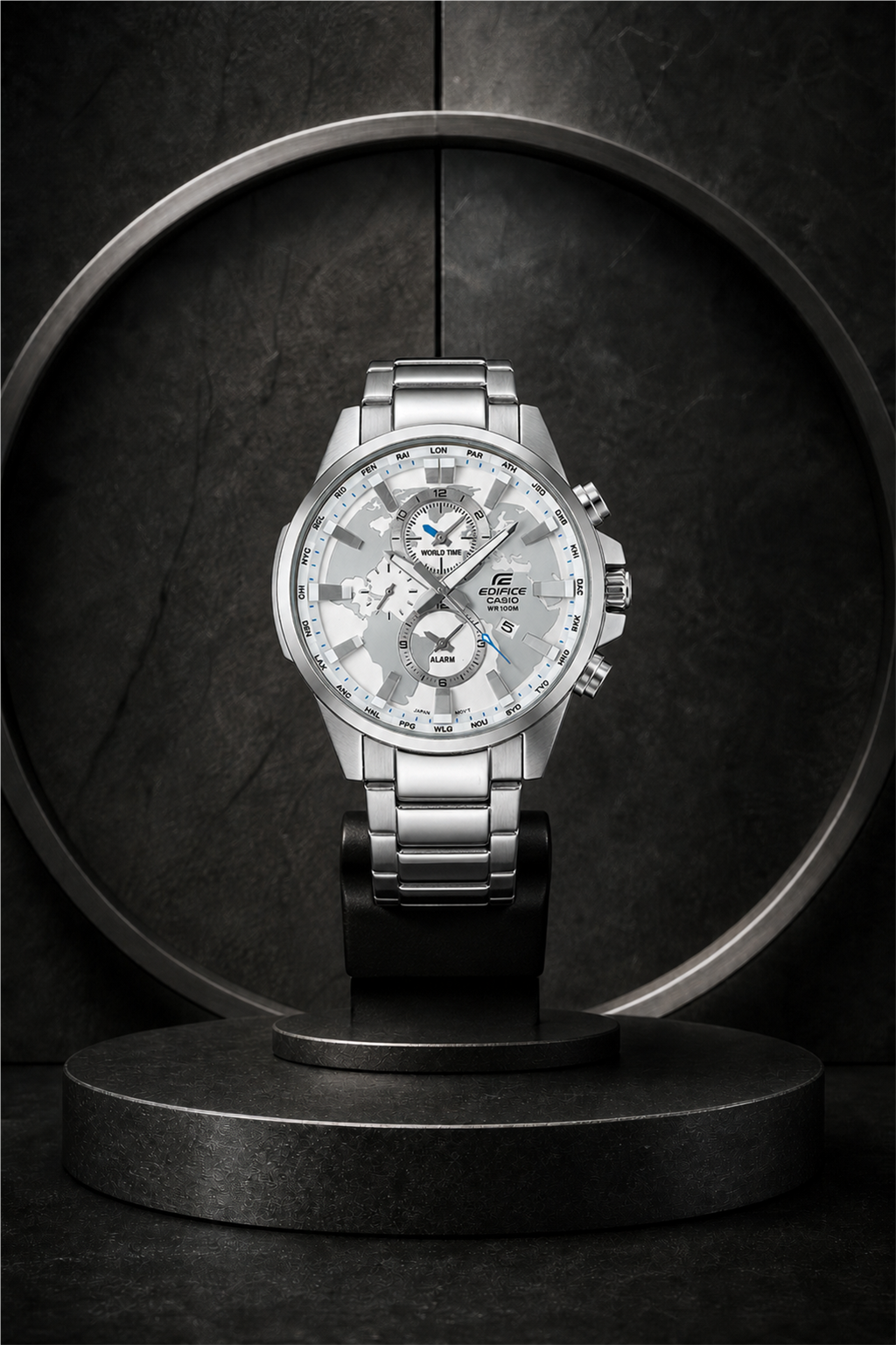 Casio Edifice EFR-303 World Time EFR-303D-7A Watch