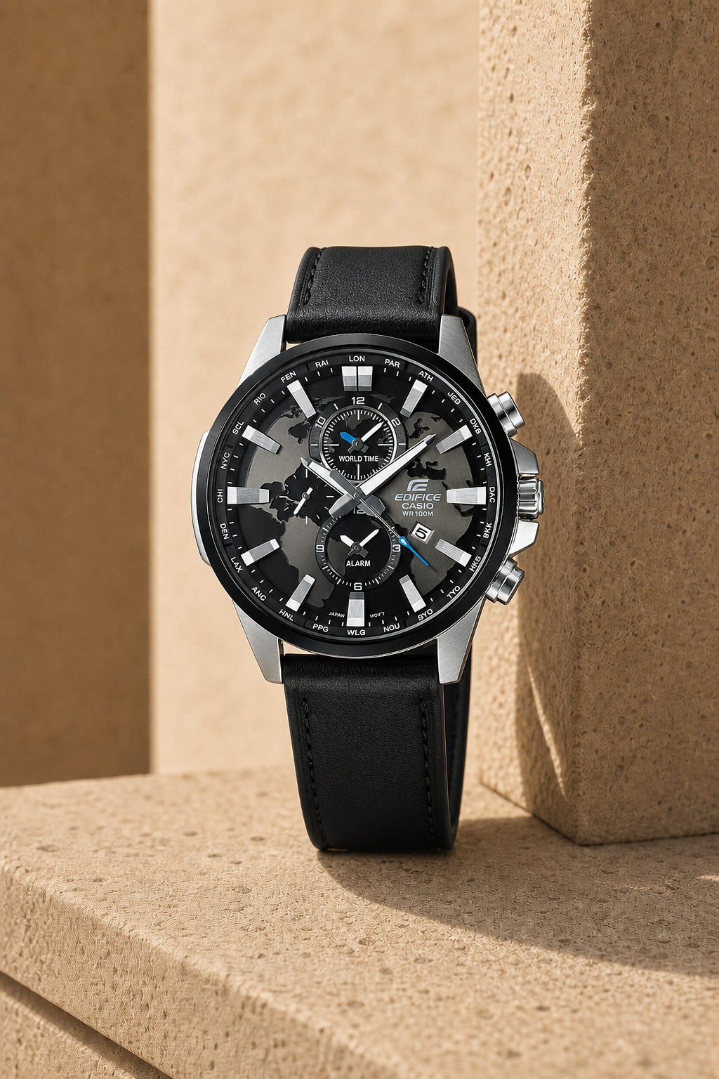 Casio Edifice EFR-303 World Time EFR-303L-1A Watch