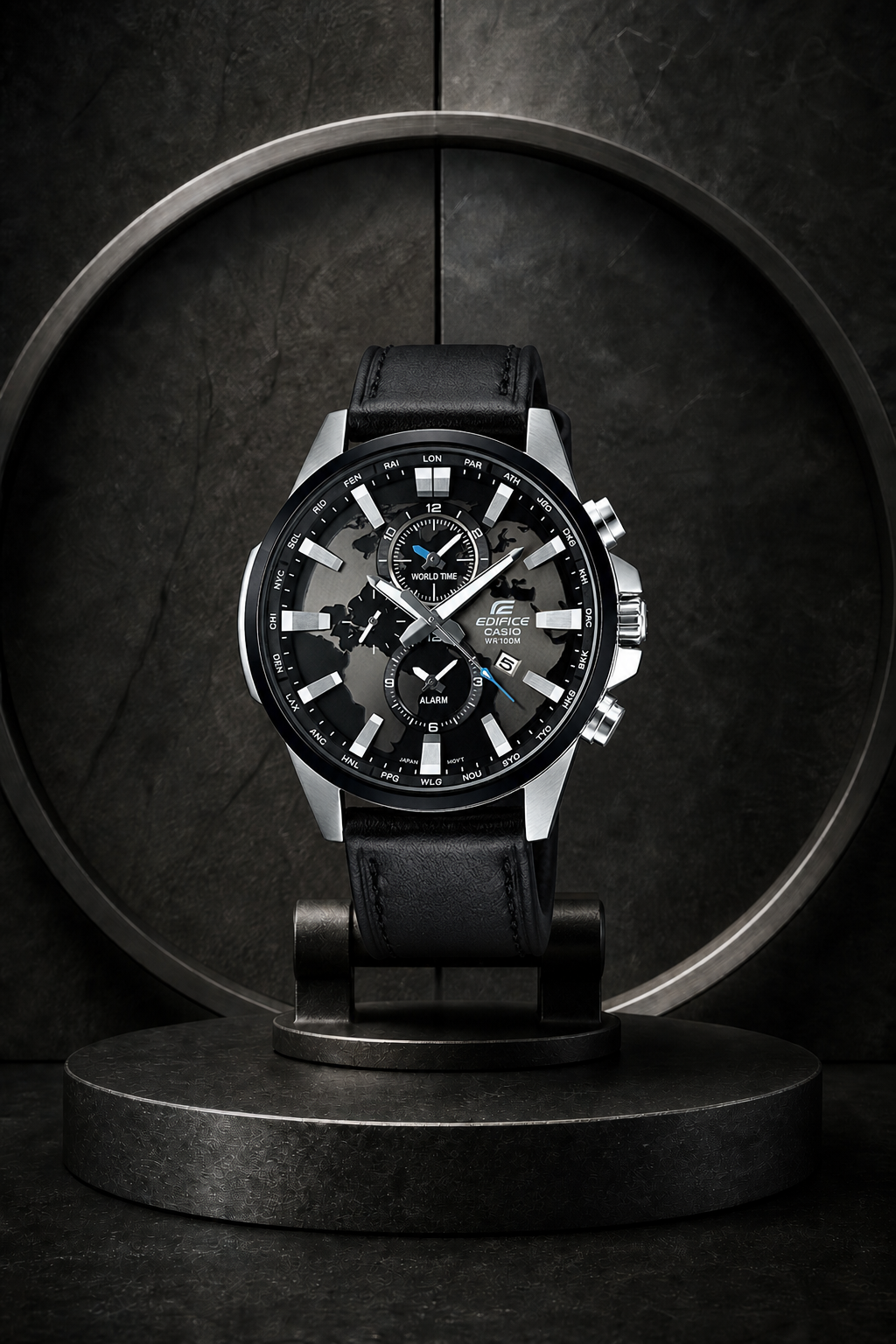 Casio Edifice EFR-303 World Time EFR-303L-1A Watch