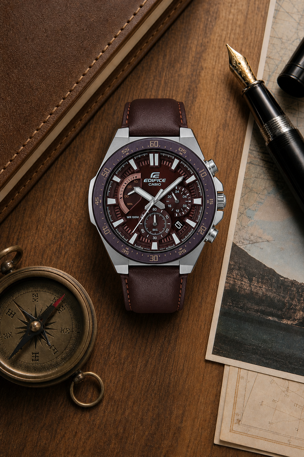 Casio Edifice EFR-563 Chronograph EFR-563BL-5 Watch
