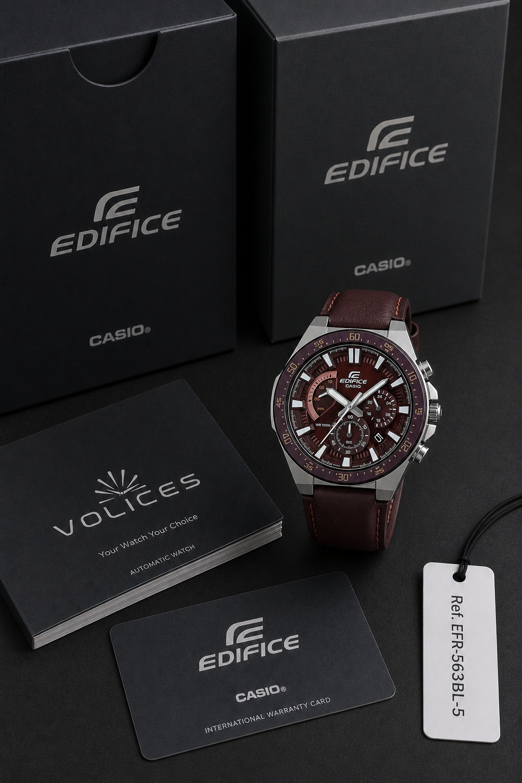 Casio Edifice EFR-563 Chronograph EFR-563BL-5 Watch