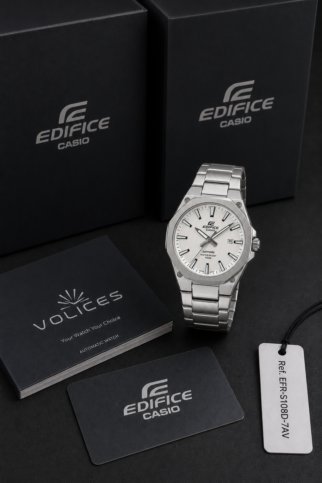 Casio Edifice EFR-S108 Slim Sapphire EFR-S108D-7AV Watch