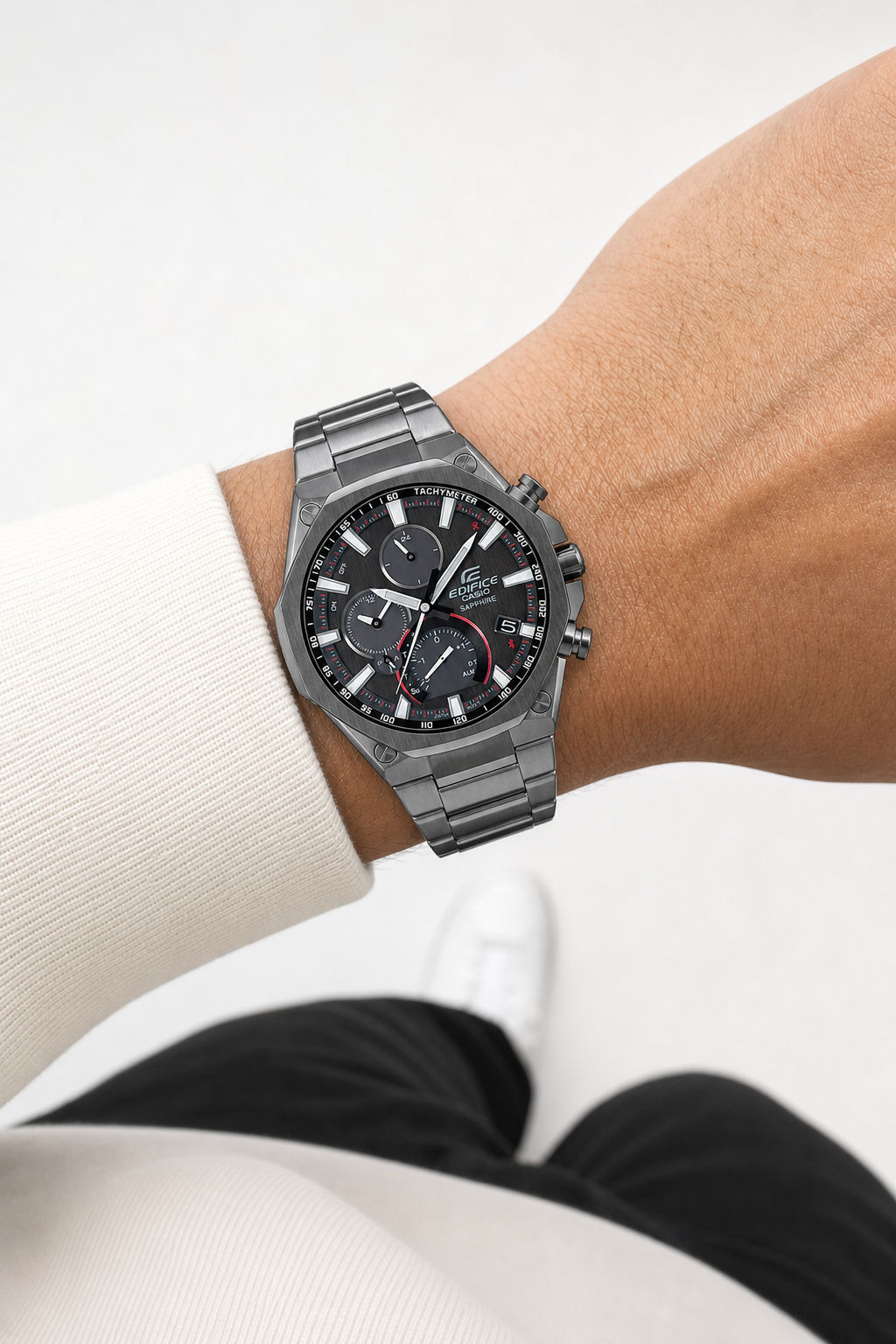 Casio Edifice EQB-1100 Slim Solar Bluetooth EQB-1100DC-1A Watch