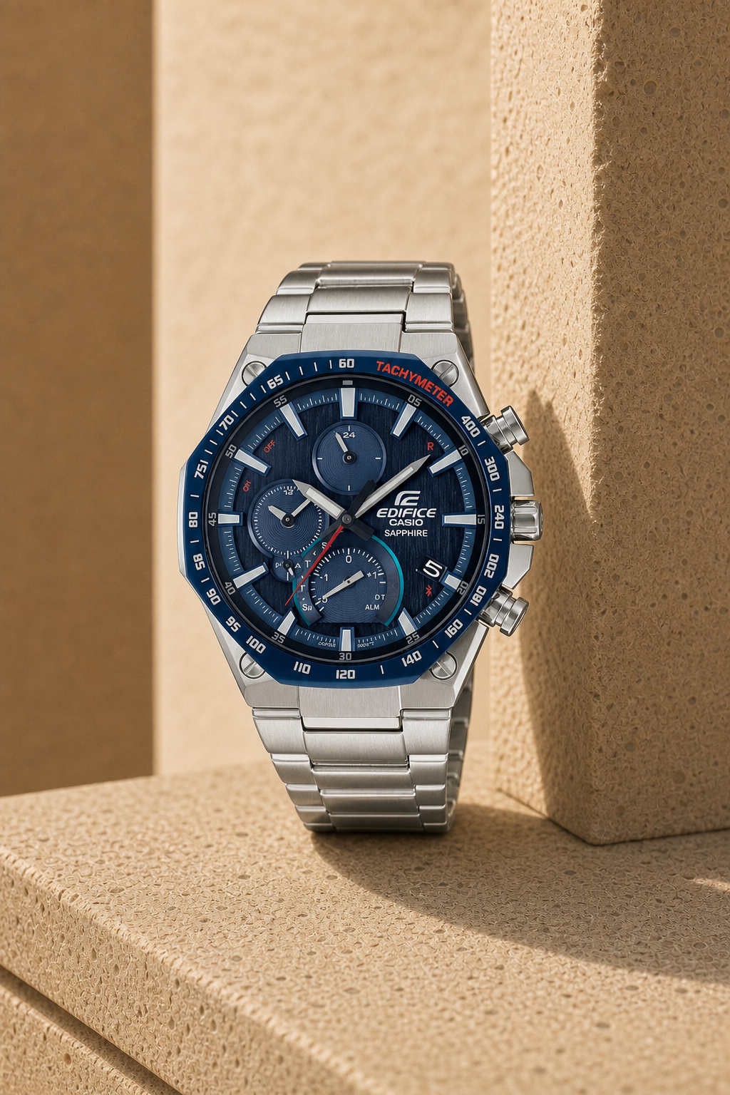 Casio Edifice EQB-1100 Slim Solar Bluetooth EQB-1100XYDB-2A Watch
