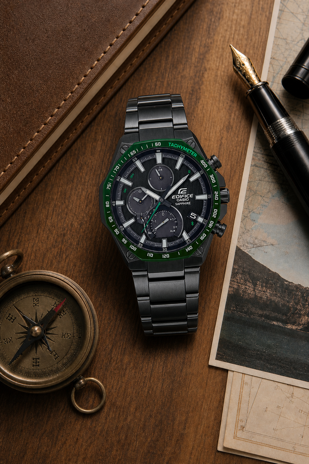Casio Edifice EQB-1100 Slim Solar Bluetooth EQB-1100XYDC-1A Watch