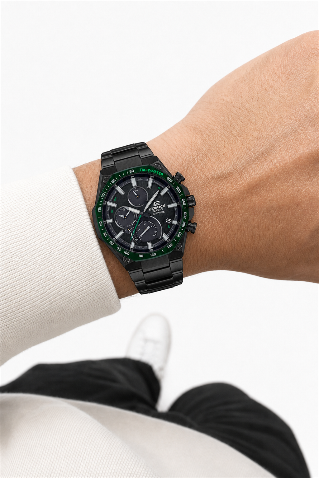 Casio Edifice EQB-1100 Slim Solar Bluetooth EQB-1100XYDC-1A Watch