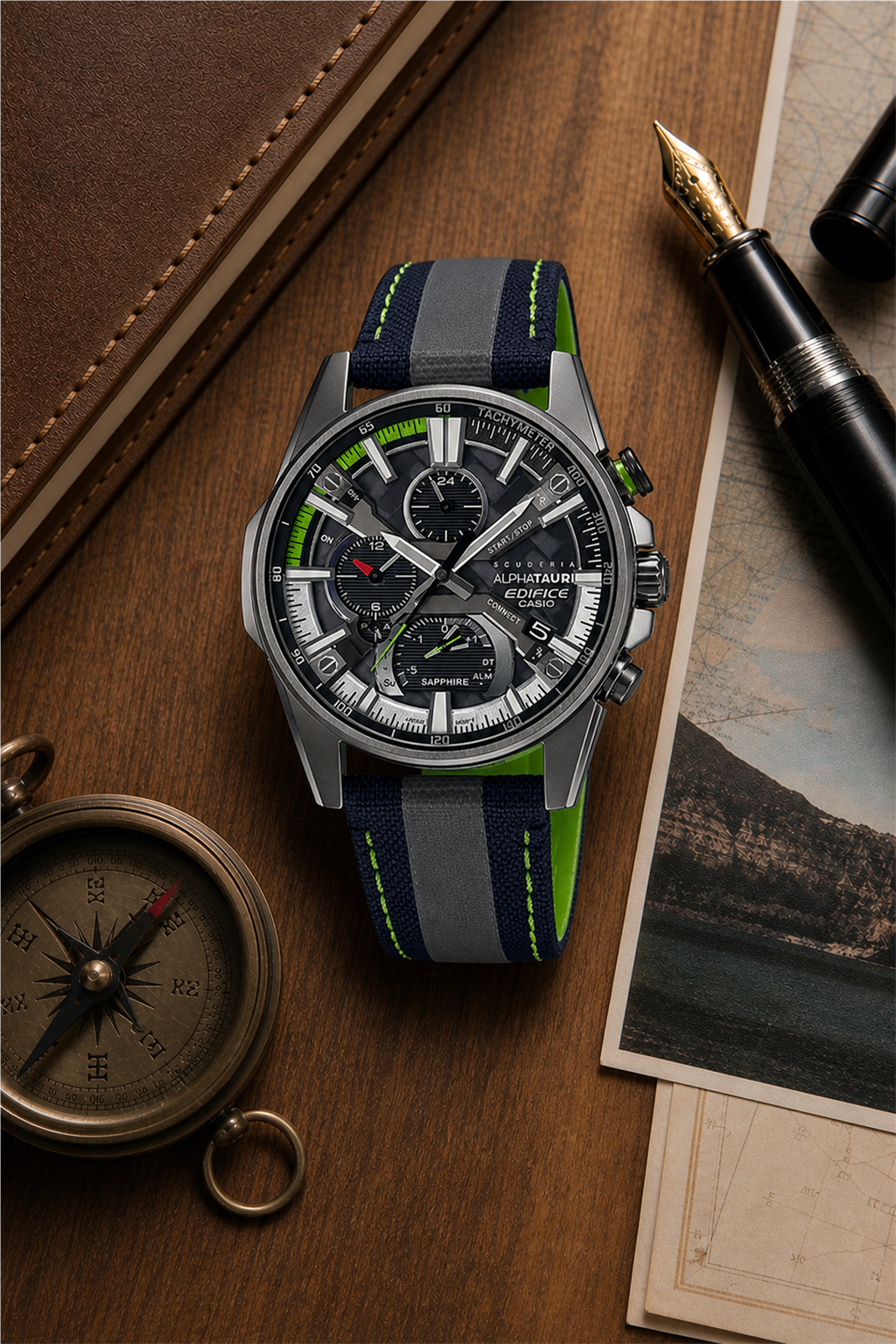 Casio Edifice EQB-1200 Solar Bluetooth EQB-1200AT-1A Watch