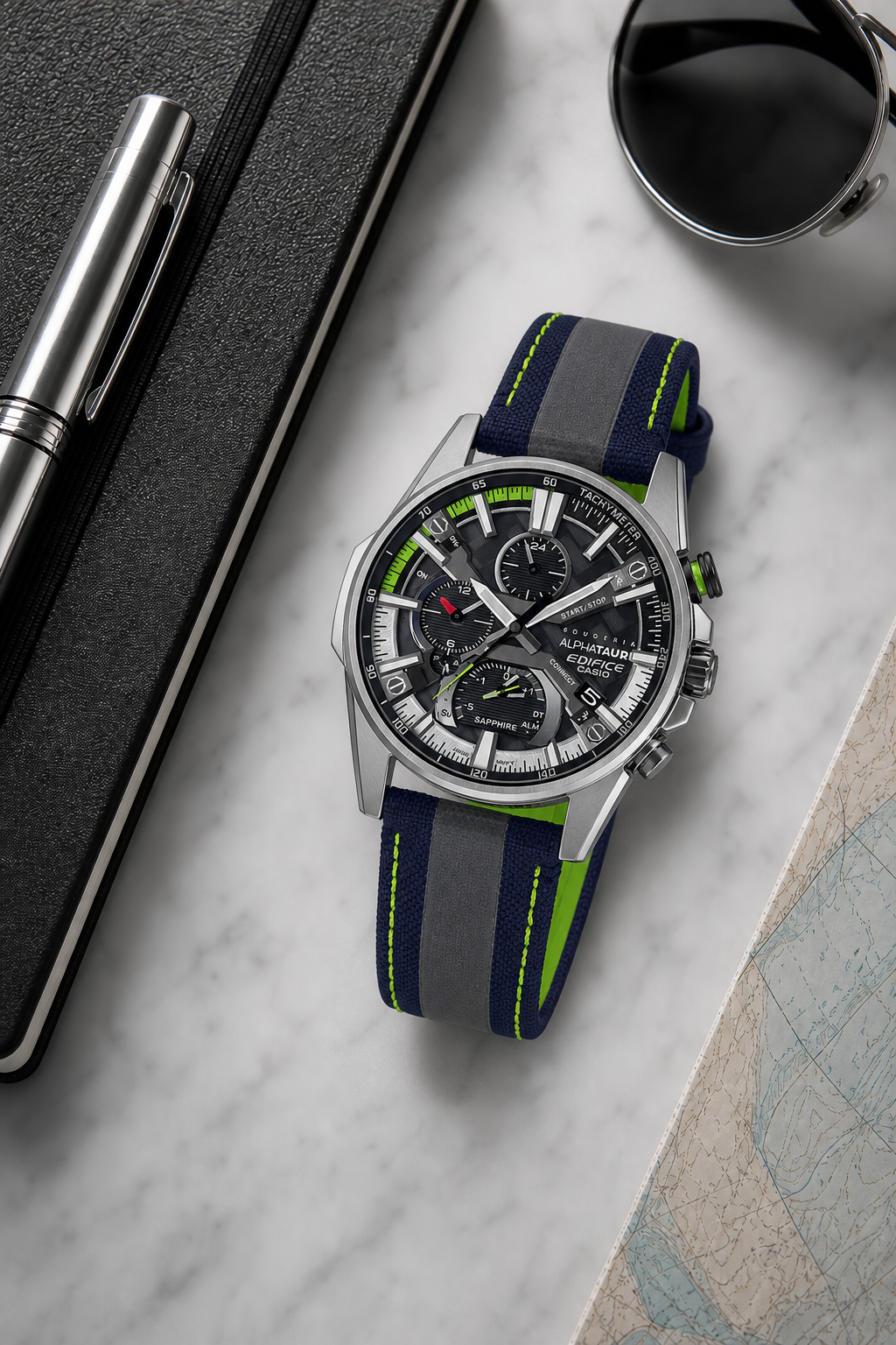 Casio Edifice EQB-1200 Solar Bluetooth EQB-1200AT-1A Watch