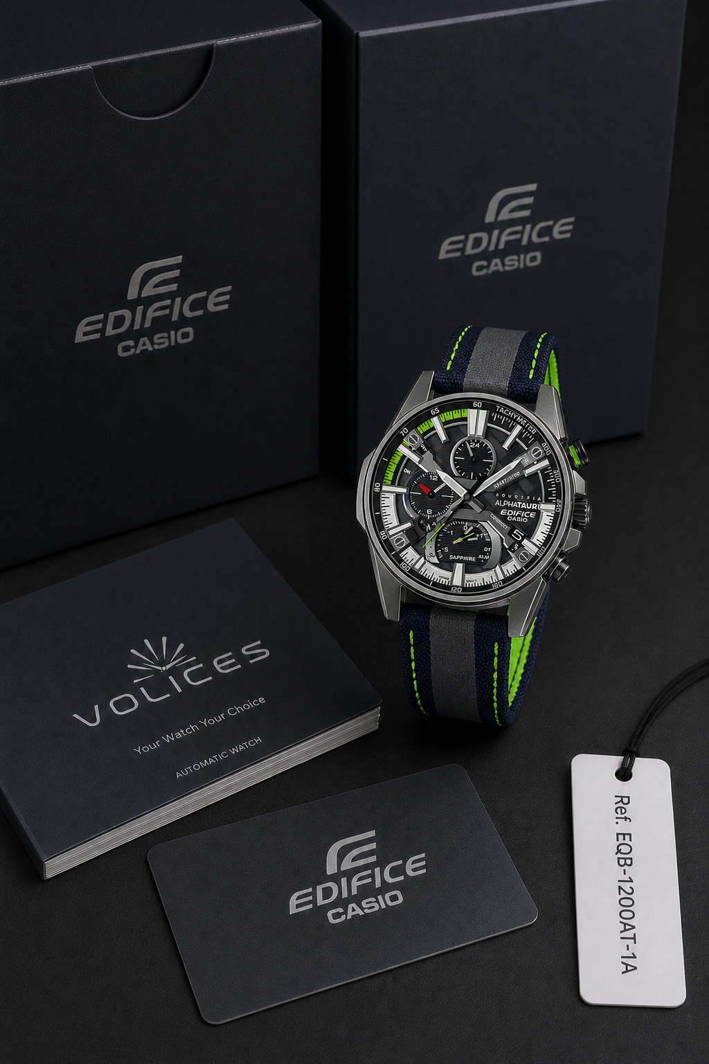 Casio Edifice EQB-1200 Solar Bluetooth EQB-1200AT-1A Watch