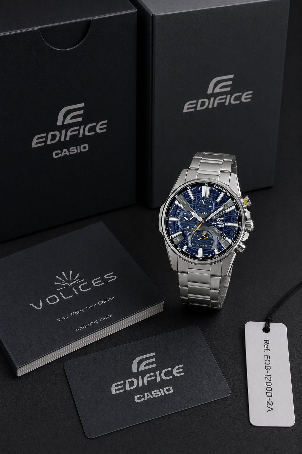Casio Edifice EQB-1200 Solar Bluetooth EQB-1200D-2A Watch