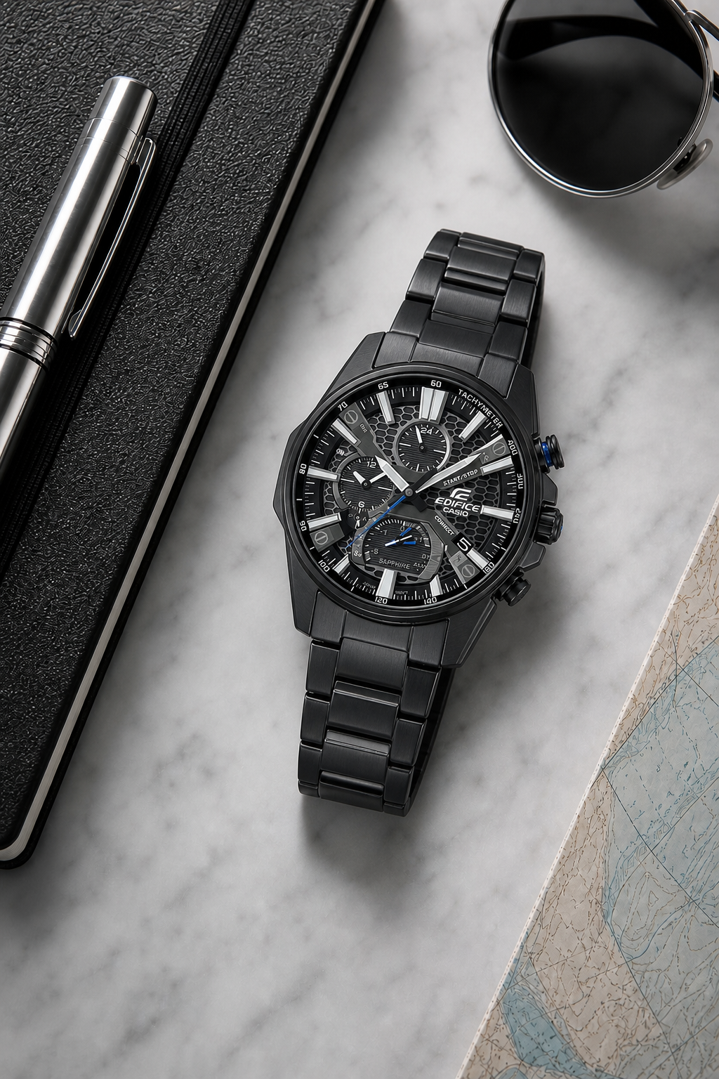 Casio Edifice EQB-1200 Solar Bluetooth EQB-1200DC-1A Watch
