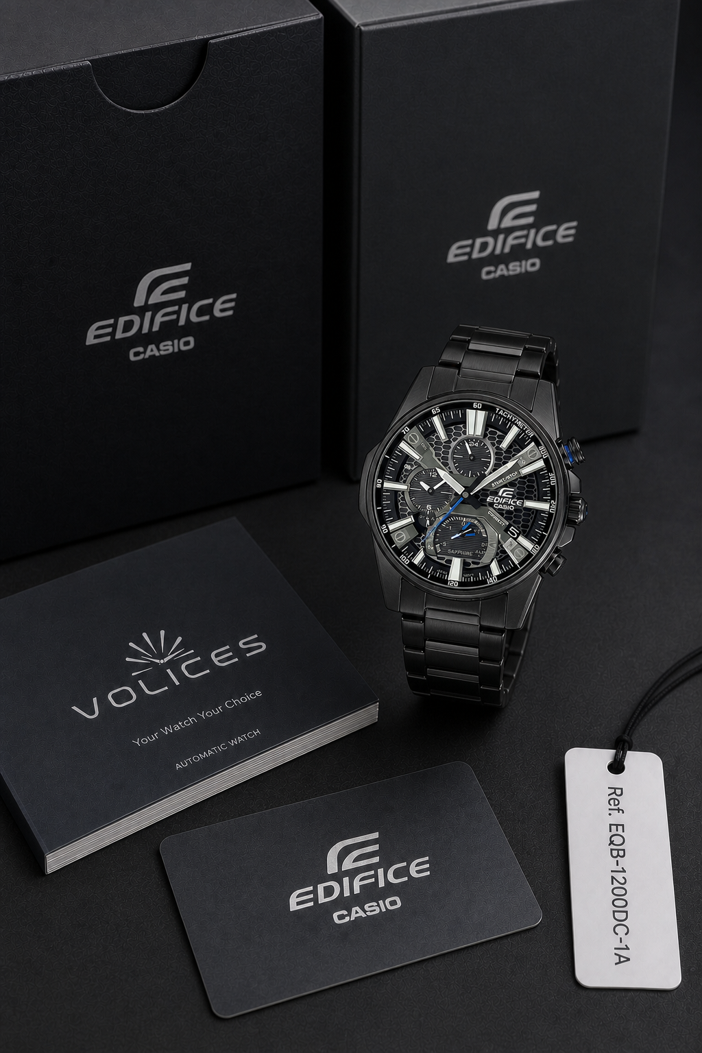 Casio Edifice EQB-1200 Solar Bluetooth EQB-1200DC-1A Watch