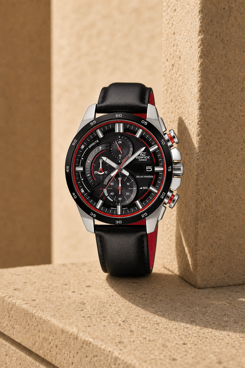 Casio Edifice EQS-600 Solar Chronograph EQS-600BL-1A Watch