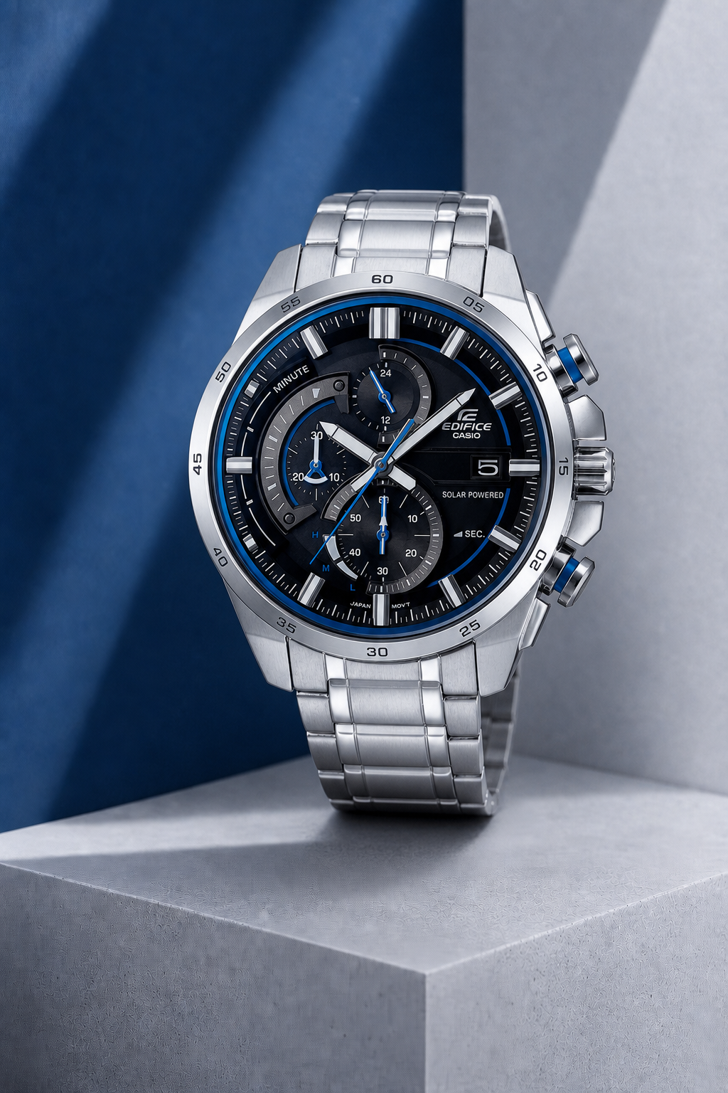 Casio Edifice EQS-600 Solar Chronograph EQS-600D-1A2 Watch