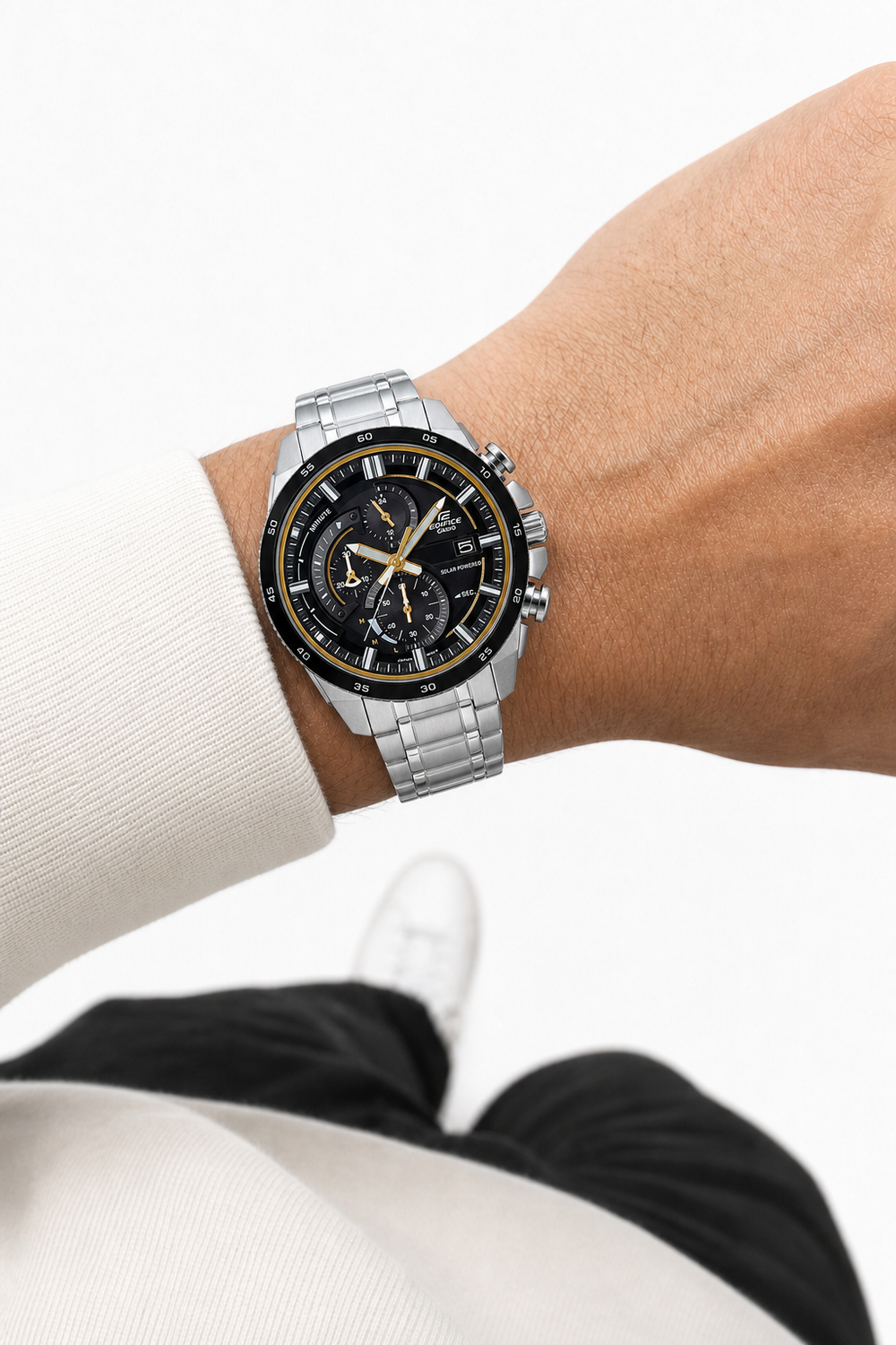 Casio Edifice EQS-600 Solar Chronograph EQS-600DB-1A9 Watch