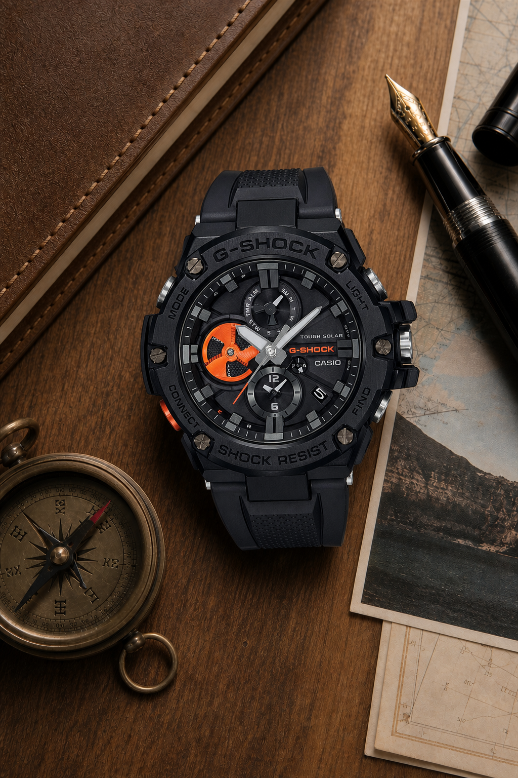 Casio G-Shock G-Steel GST-B100 GST-B100B-1A4 Watch